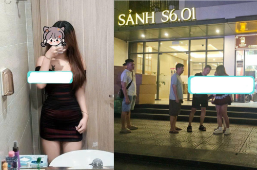 Hot girl đi khách bị quay lén